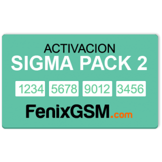 Activacion Sigma Pack 2 (Activacion INMEDIATA.)
