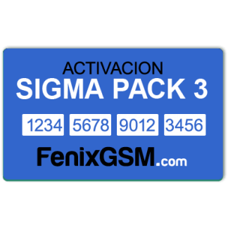 Activacion Sigma Pack 3 (Activacion INMEDIATA.)